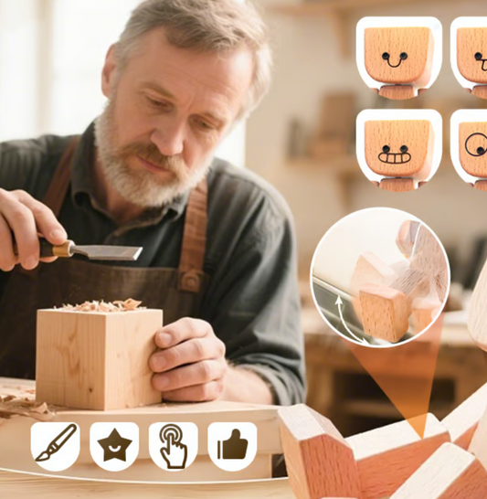 Wooden Desk Buddy™ – Your Daily Dose of Joy