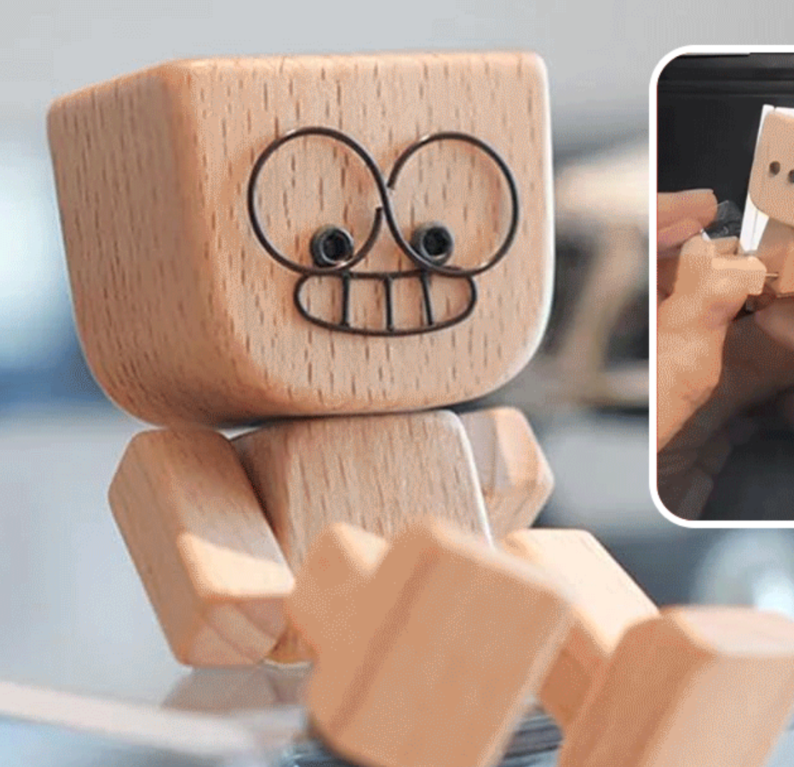 Wooden Desk Buddy™ – Your Daily Dose of Joy