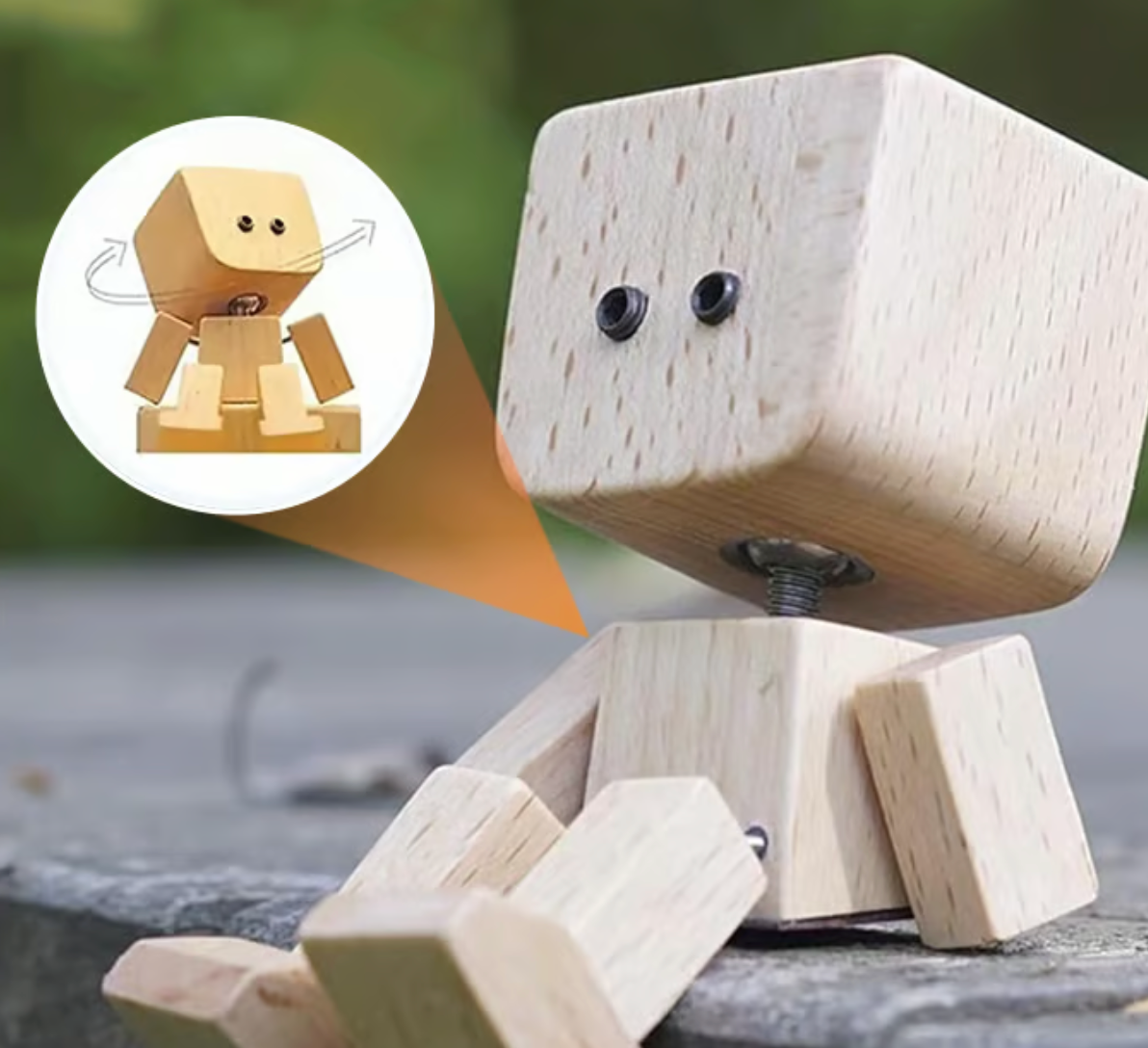 Wooden Desk Buddy™ – Your Daily Dose of Joy