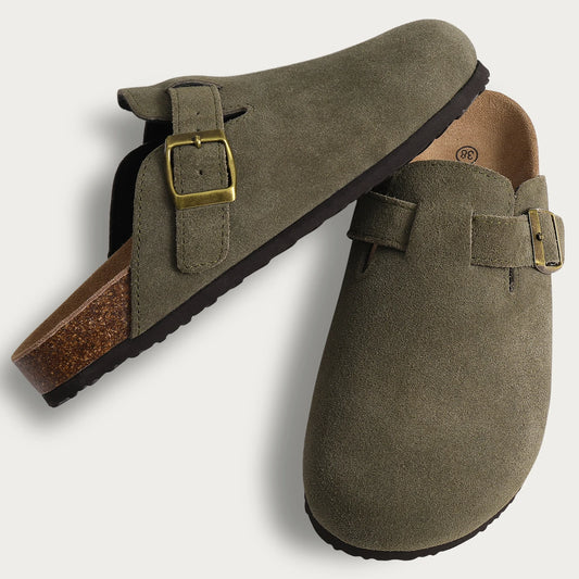 ComfortStride Suede Mules for Men