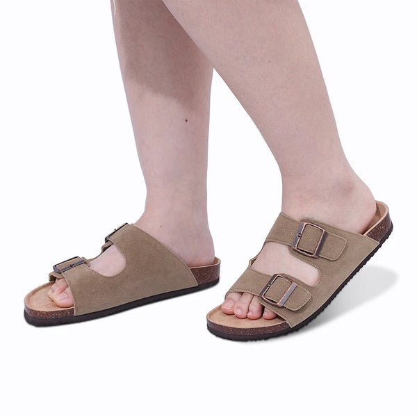 ComfortStride Suede Mules for Men
